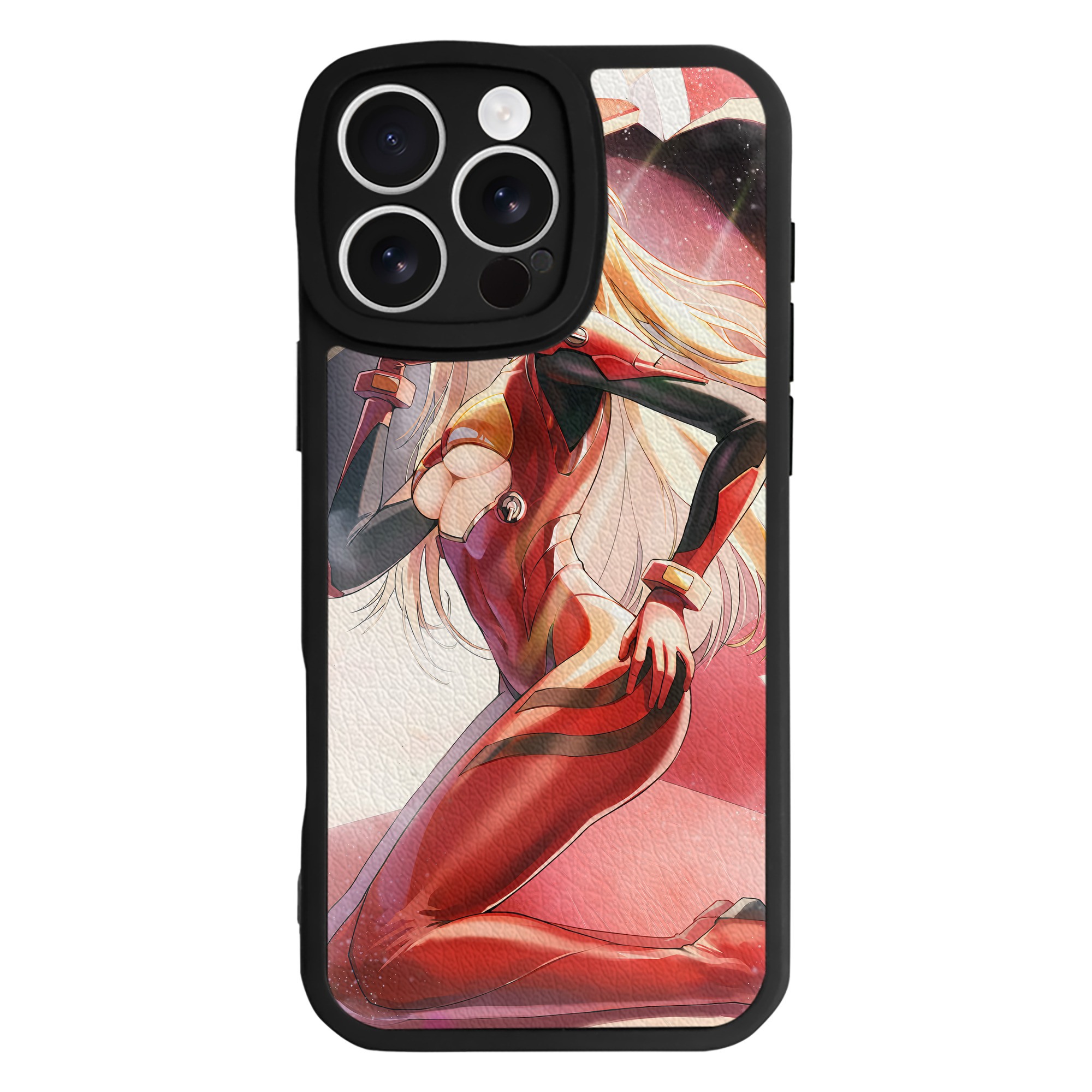（画像用） EVA 新世紀エヴァンゲリオン 【iPhone 16シリーズ対応】シリコンスマホケース（レザー調） 材質：シリコン